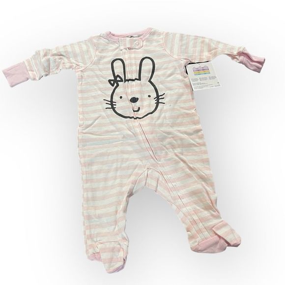 Title: GERBER Bunny Sleep N’ Play 4 Pack Size Newborn NWT - Picture 3 of 8